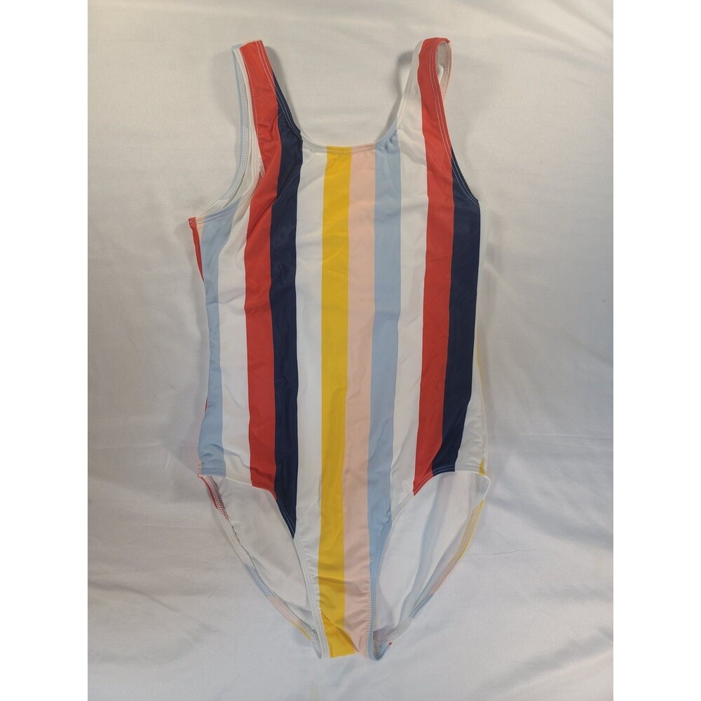 Tucker + Tate Girls Size 10 One Piece Swimsuit Multicolor Stripe